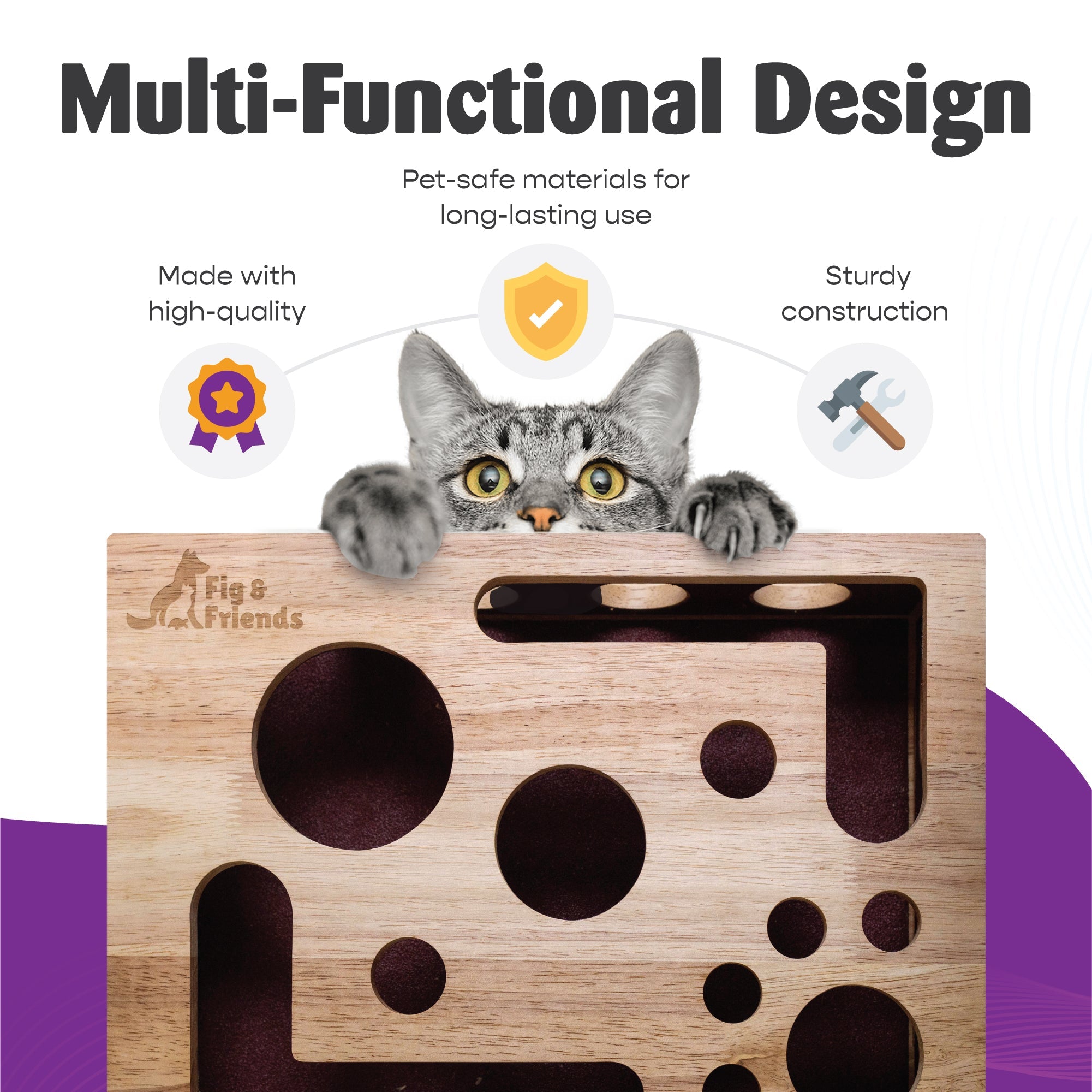 Cat Nail File Enrichment Box