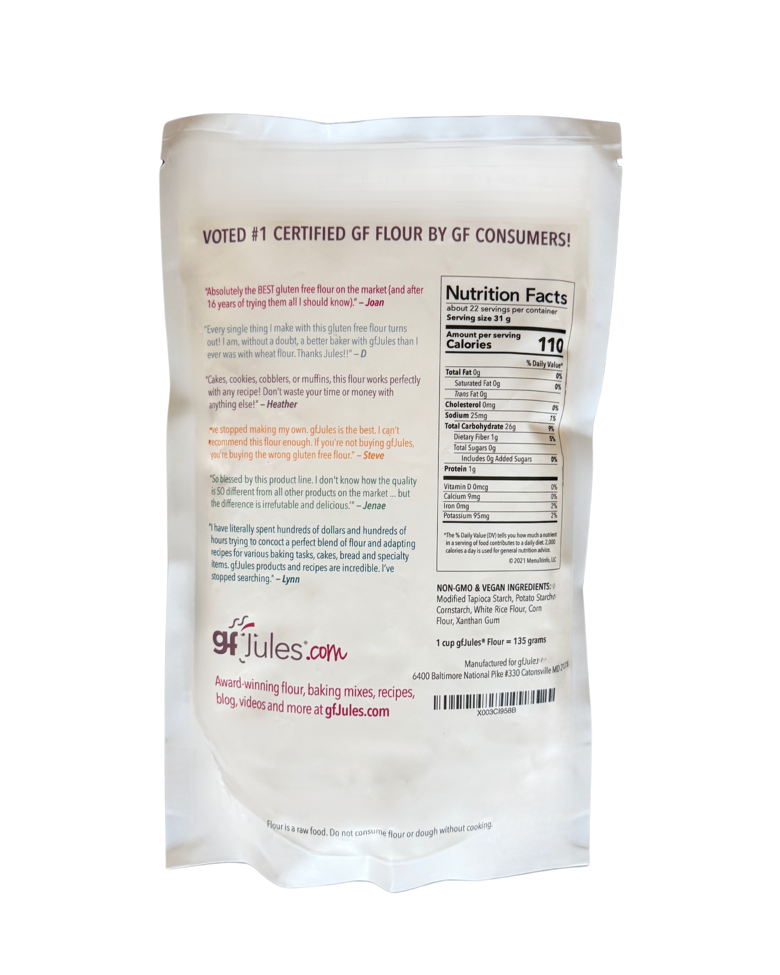 gfJules All Purpose Gluten Free Flour